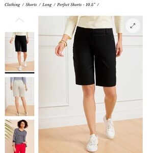 Talbots Denim Blue Perfect Shorts